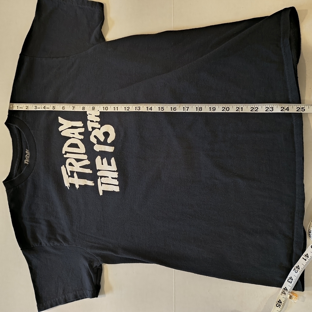 Friday the 13th  Horror Black T-Shirt , Size M - Picture 6 of 7